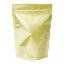 Standbodenbeutel - matt gold - 110x170+{35+35} mm (200-225ml)